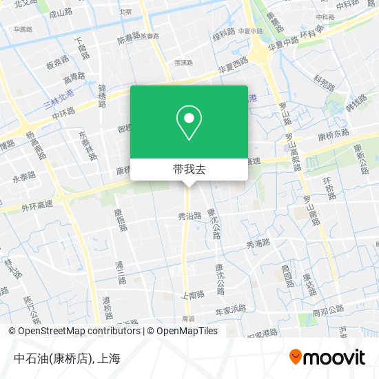 中石油(康桥店)地图