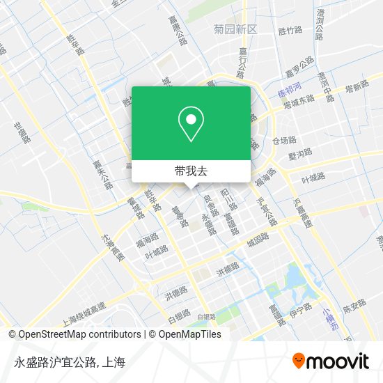 永盛路沪宜公路地图