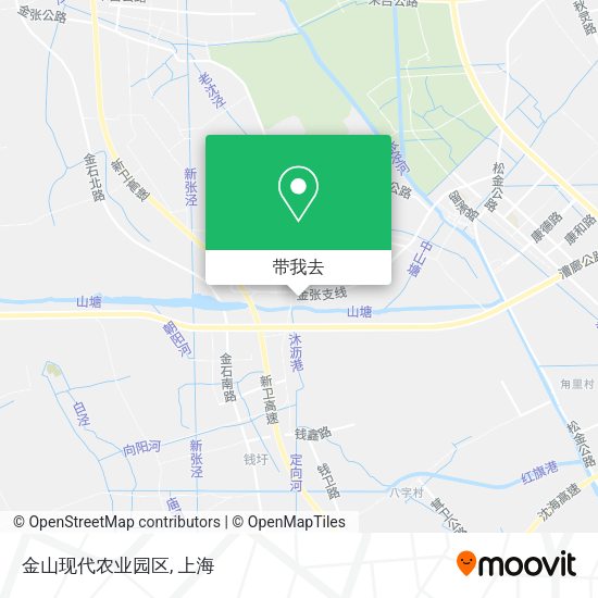 金山现代农业园区地图