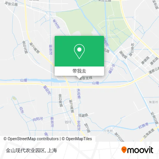 金山现代农业园区地图