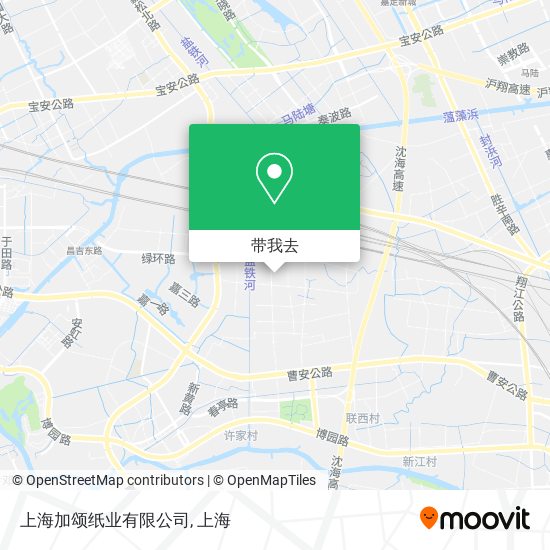 上海加颂纸业有限公司地图