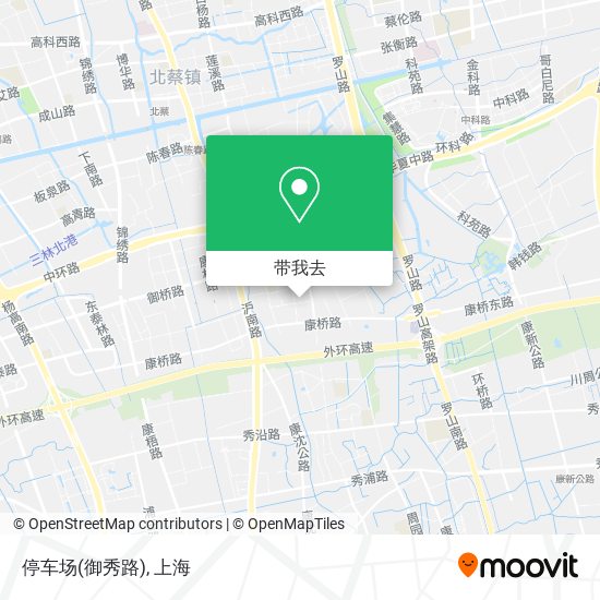 停车场(御秀路)地图