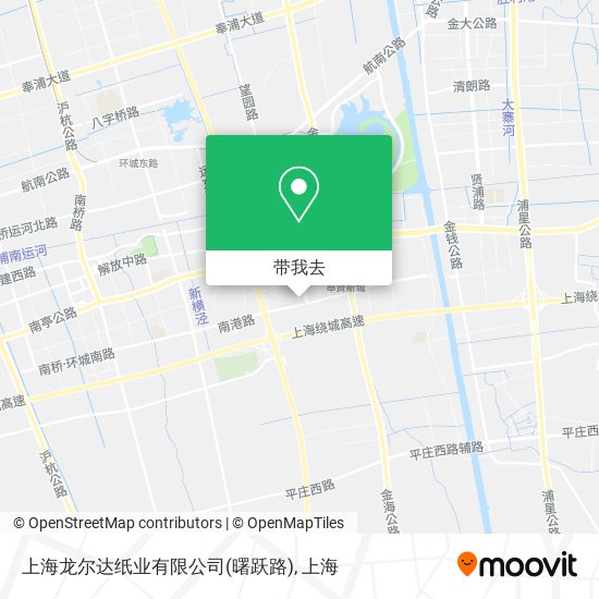 上海龙尔达纸业有限公司(曙跃路)地图