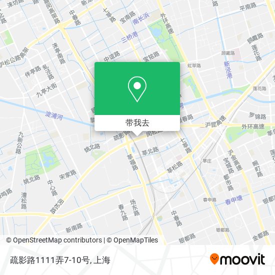 疏影路1111弄7-10号地图