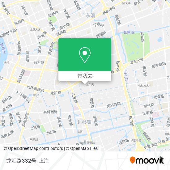 龙汇路332号地图