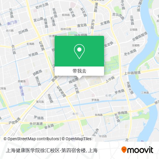 上海健康医学院徐汇校区-第四宿舍楼地图