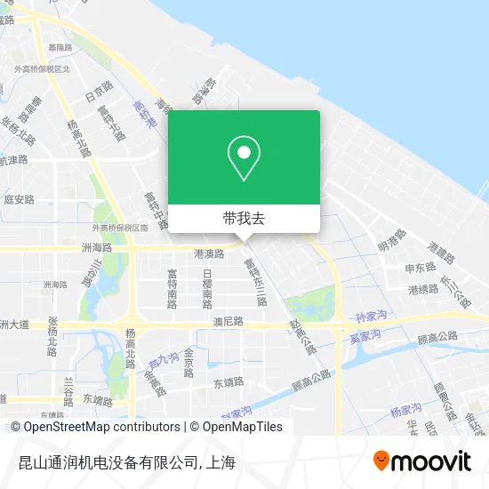 昆山通润机电没备有限公司地图