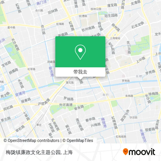 梅陇镇廉政文化主题公园地图