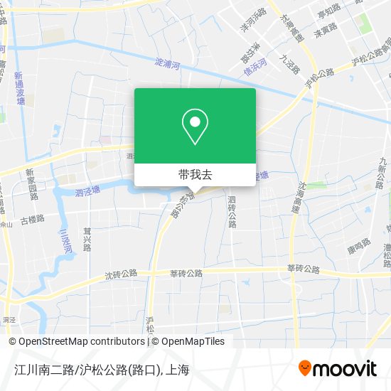 江川南二路/沪松公路(路口)地图