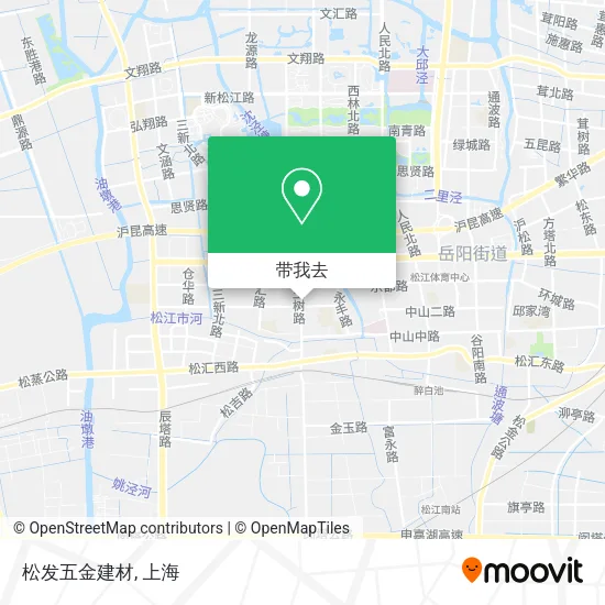 松发五金建材地图