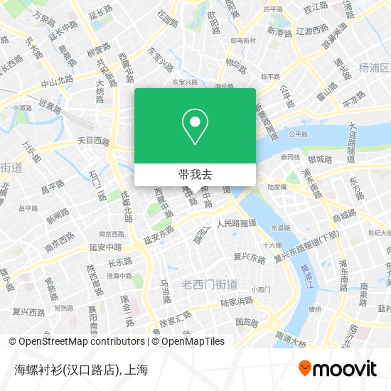 海螺衬衫(汉口路店)地图
