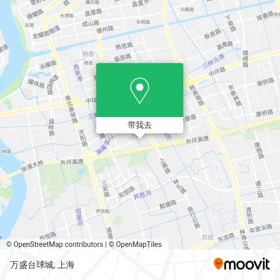 万盛台球城地图