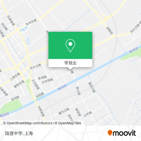 陆渡中学地图