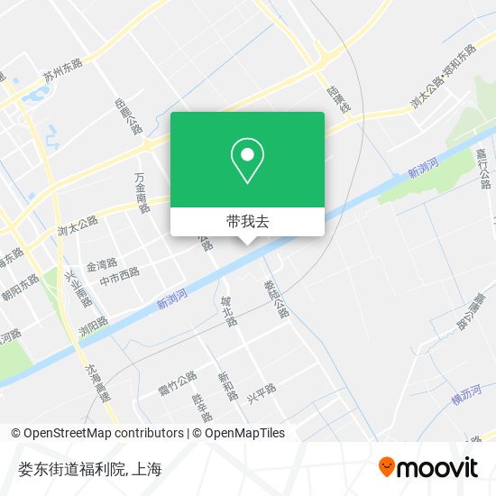 娄东街道福利院地图