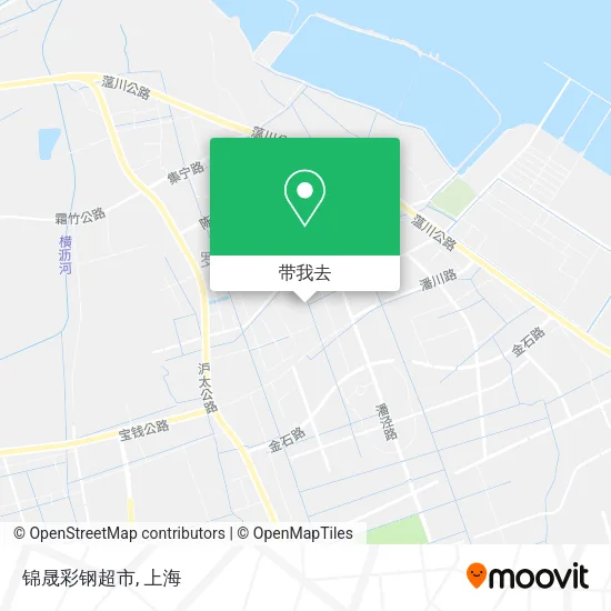 锦晟彩钢超市地图
