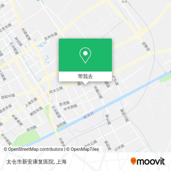 太仓市新安康复医院地图