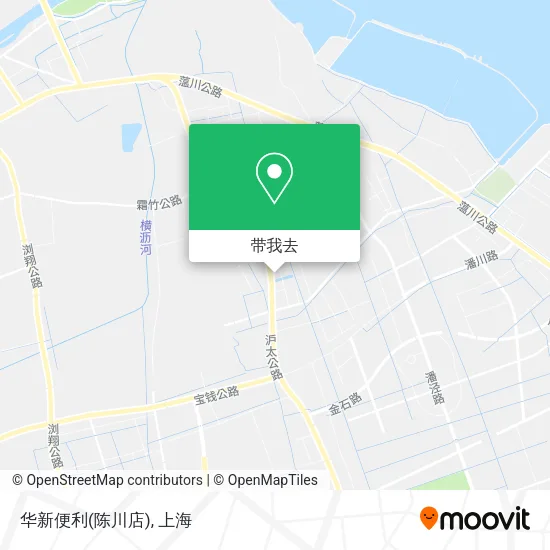 华新便利(陈川店)地图