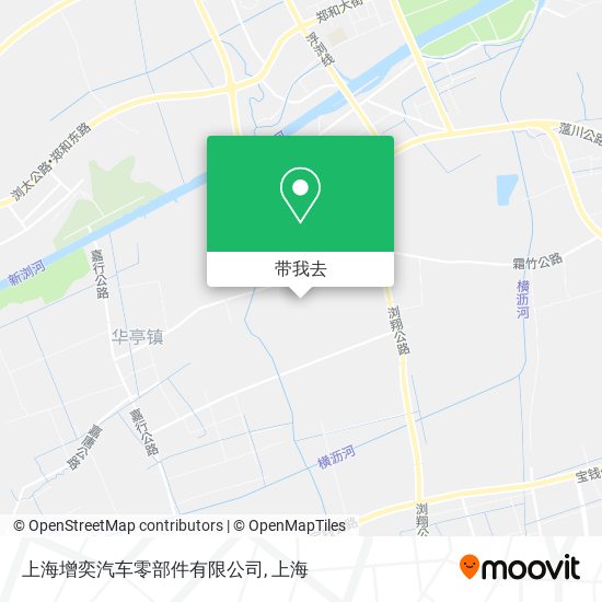 上海增奕汽车零部件有限公司地图