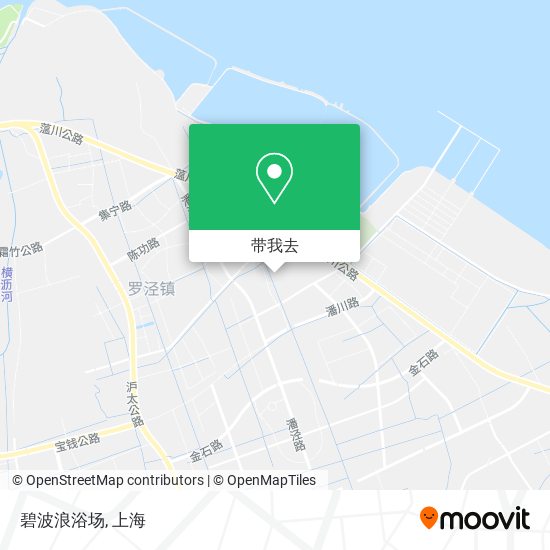 碧波浪浴场地图
