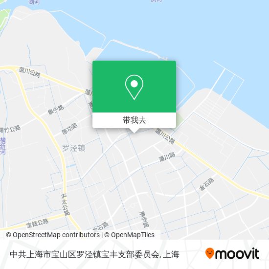 中共上海市宝山区罗泾镇宝丰支部委员会地图