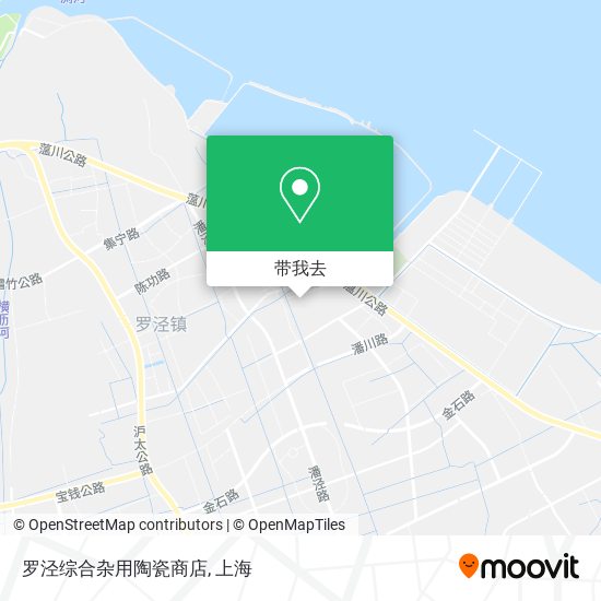 罗泾综合杂用陶瓷商店地图