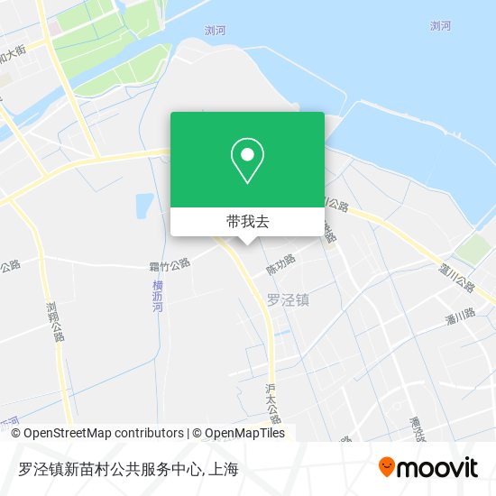 罗泾镇新苗村公共服务中心地图