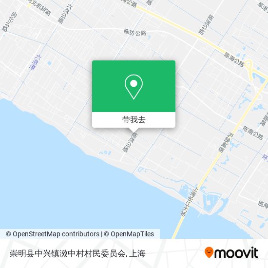 崇明县中兴镇滧中村村民委员会地图
