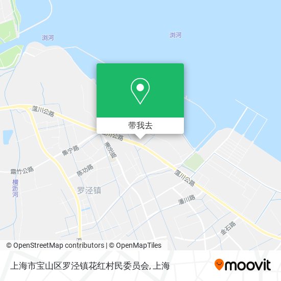 上海市宝山区罗泾镇花红村民委员会地图