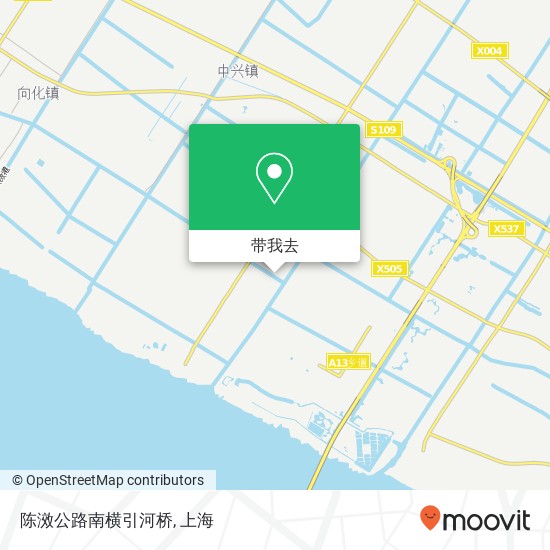 陈滧公路南横引河桥地图
