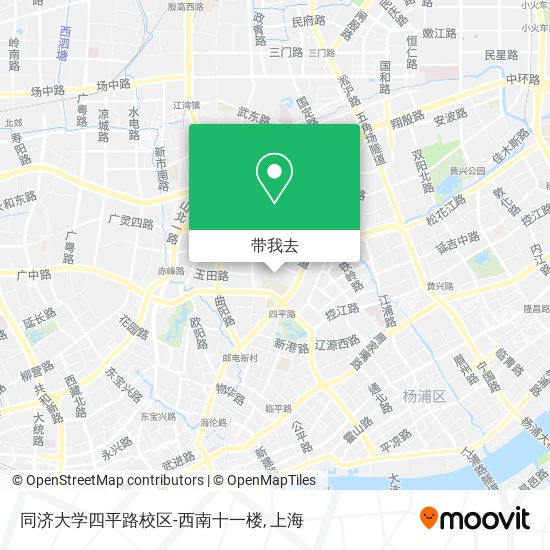 同济大学四平路校区-西南十一楼地图