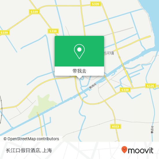 长江口假日酒店地图