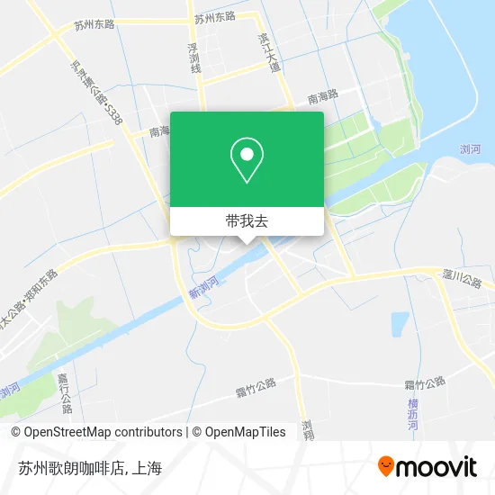 苏州歌朗咖啡店地图