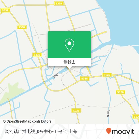 浏河镇广播电视服务中心-工程部地图