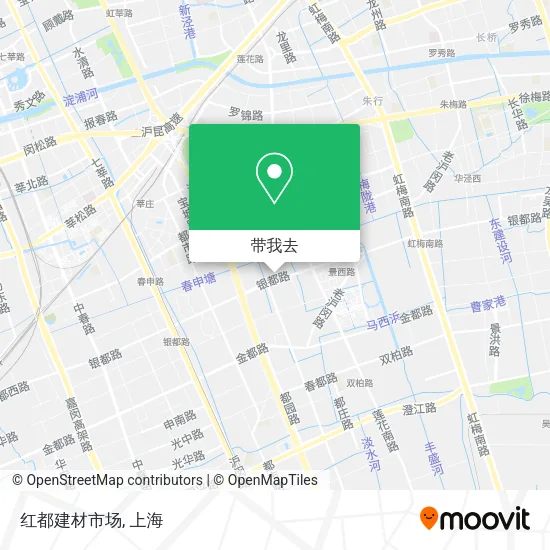 红都建材市场地图