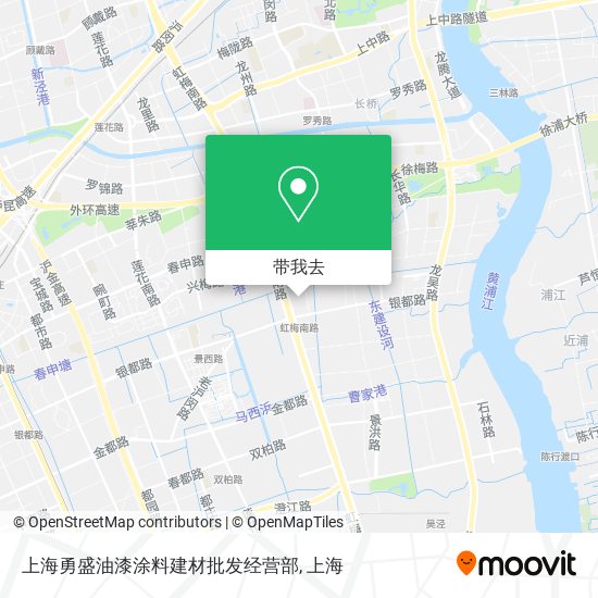 上海勇盛油漆涂料建材批发经营部地图