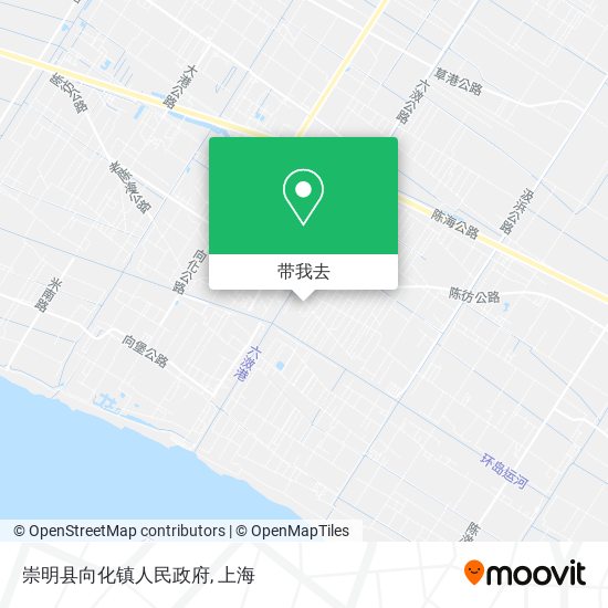 崇明县向化镇人民政府地图
