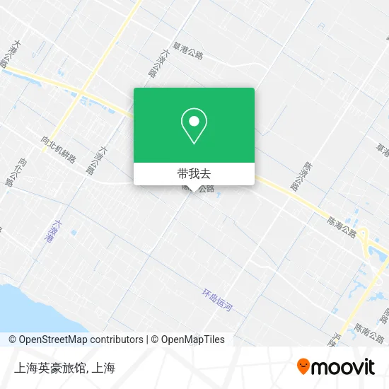上海英豪旅馆地图