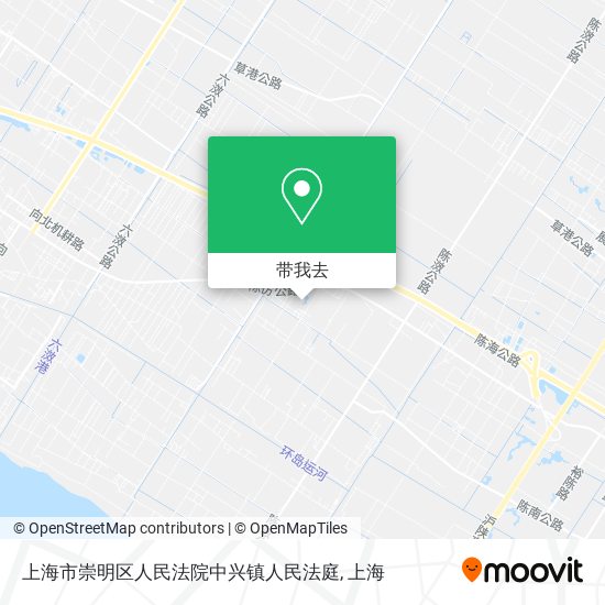 上海市崇明区人民法院中兴镇人民法庭地图