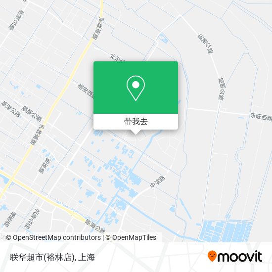 联华超市(裕林店)地图