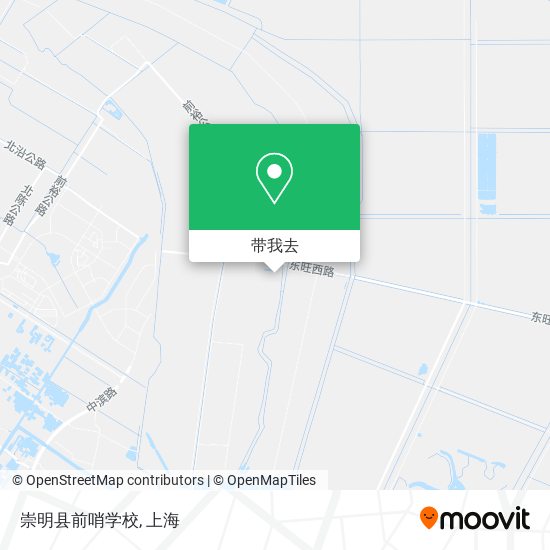 崇明县前哨学校地图
