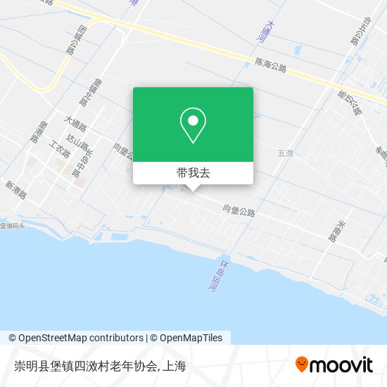 崇明县堡镇四滧村老年协会地图