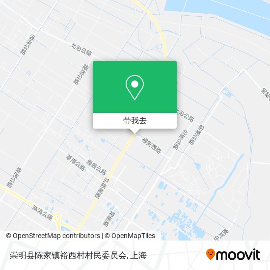 崇明县陈家镇裕西村村民委员会地图