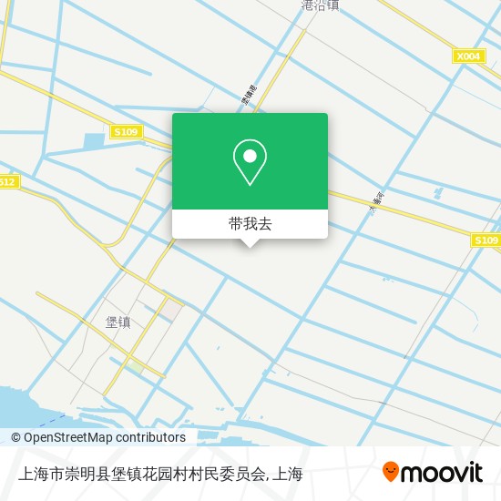 上海市崇明县堡镇花园村村民委员会地图