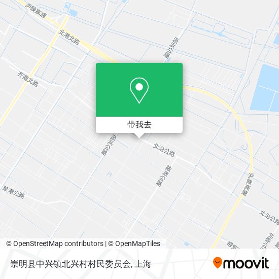 崇明县中兴镇北兴村村民委员会地图