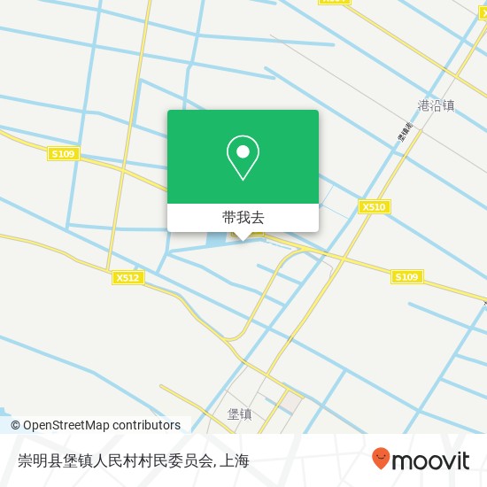 崇明县堡镇人民村村民委员会地图