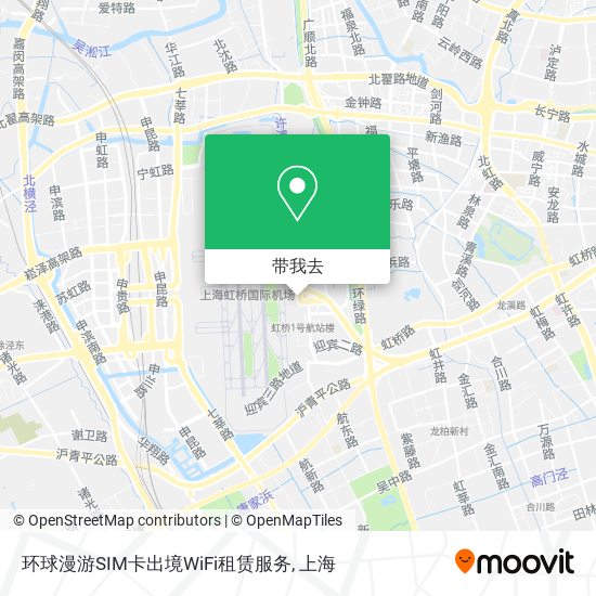 环球漫游SIM卡出境WiFi租赁服务地图