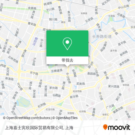 上海嘉士宾欣国际贸易有限公司地图