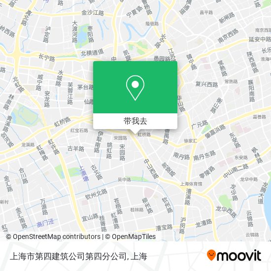 上海市第四建筑公司第四分公司地图
