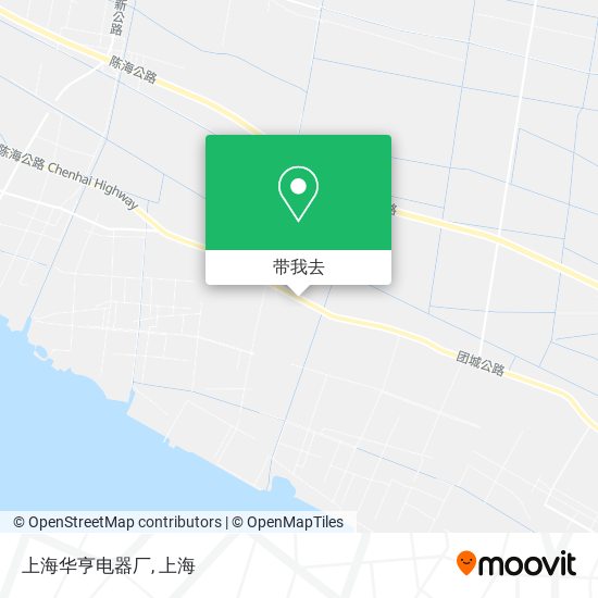 上海华亨电器厂地图