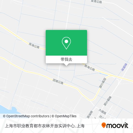 上海市职业教育都市农林开放实训中心地图